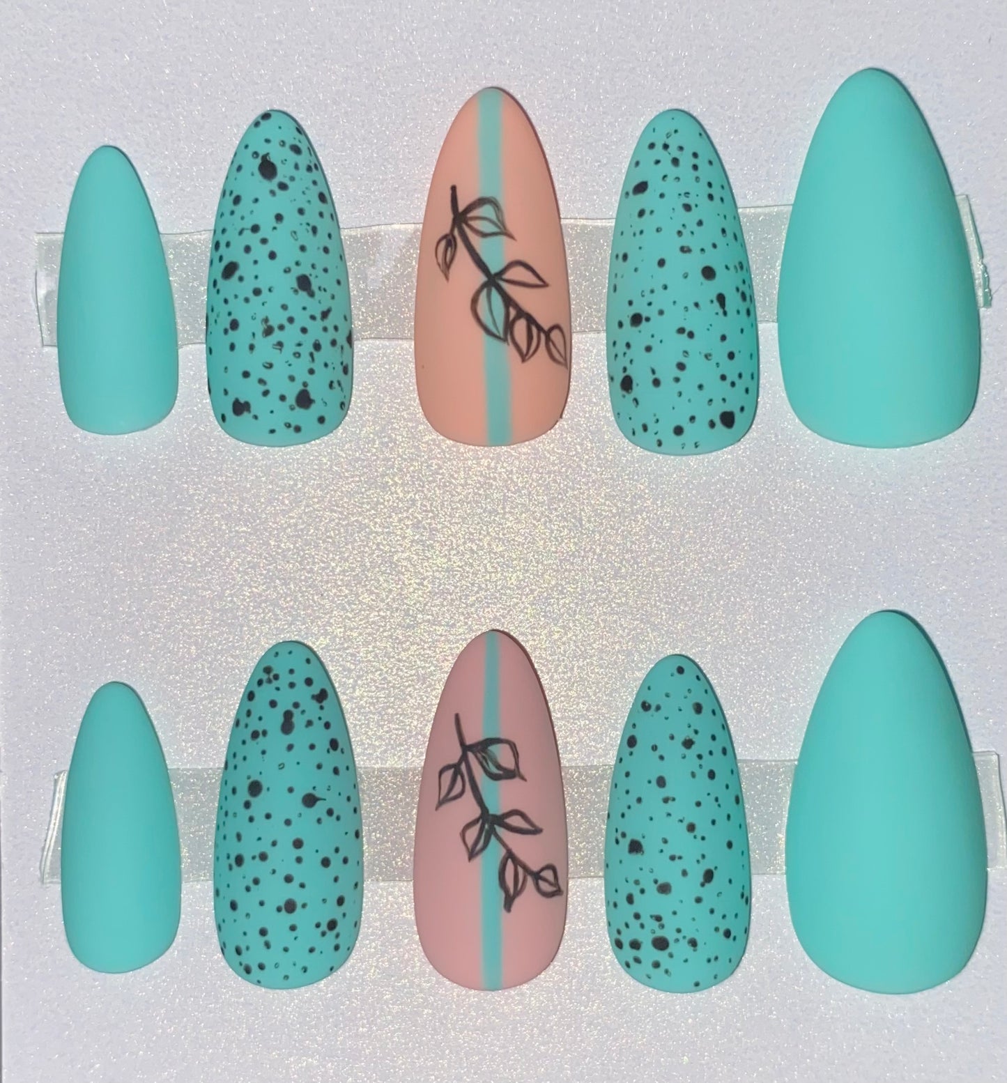 Robin's Egg Blue Nail Set