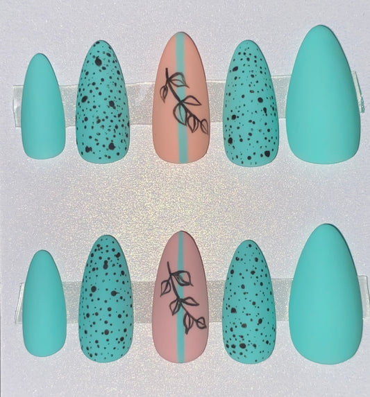 Robin's Egg Blue Nail Set